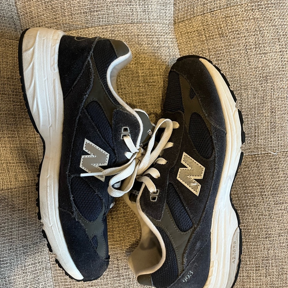 New Balance 993 Navy grey and White Sneakers